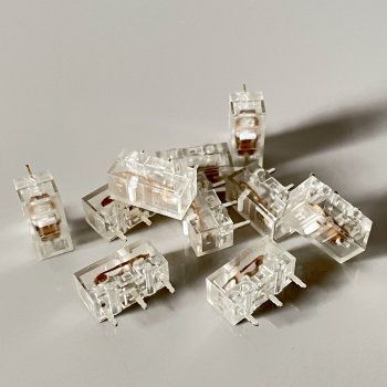 Huano Transparent Micro-Switch 100 Mio Klicks Ersatzteil